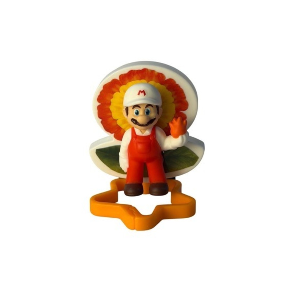 McDonalds Super Mario Galaxy Happy Meal Toys #10 Fire Mario